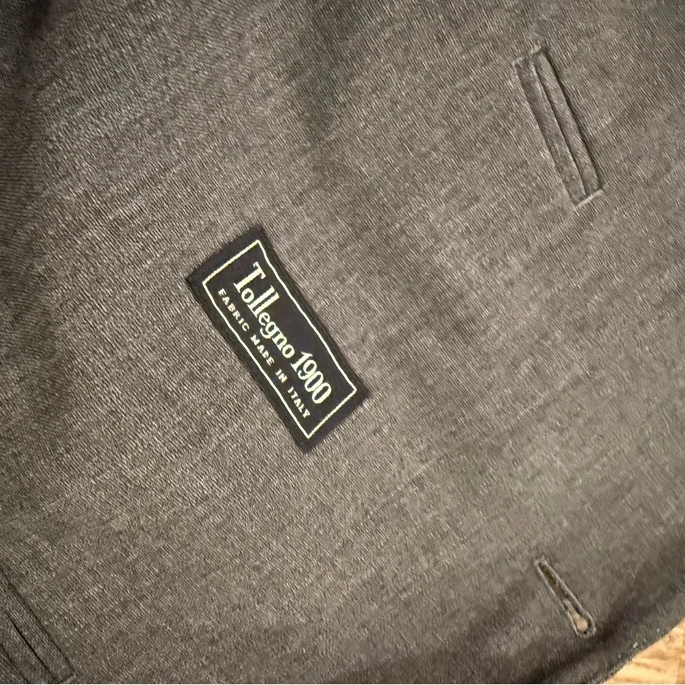 J. CREW Ludlow Gray Tollegno 1900 Wool 2-Button Blazer Suit Jacket Sz 40R Preppy